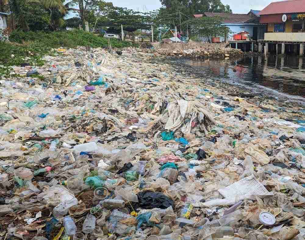 Before collecting garbage
